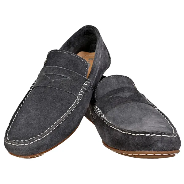 Dark_Grey_Suede_Men's_Formal_Slip-On_Driving_Shoes_with_Memory_Foam