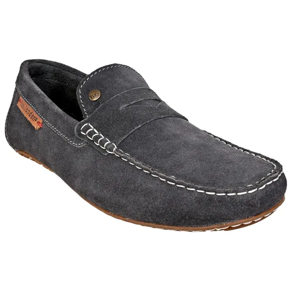 Dark_Grey_Suede_Men's_Formal_Slip-On_Driving_Shoes_with_Memory_Foam