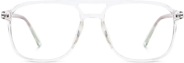 White_Full_Rim_Square_Frame_(53_Mm)_-_For_Unisex