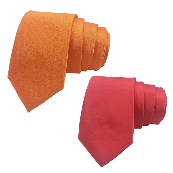 Exotique_Orange_&_Red_Satin_Neck_tie_Combo_For_Men_(ET0004MU)