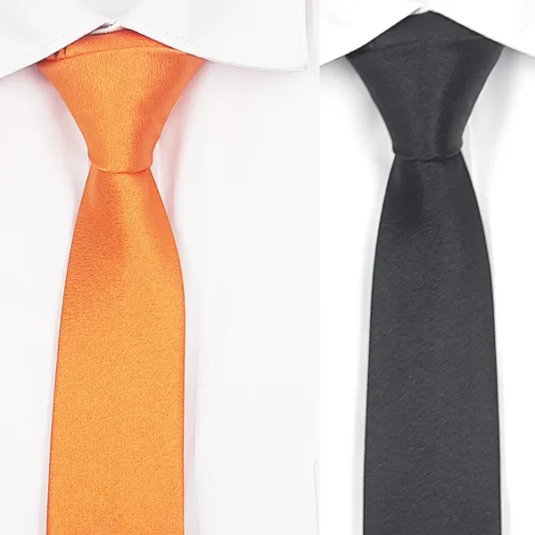 Exotique_Orange_&_Black_Satin_Neck_tie_Combo_For_Men_(ET0006MU)