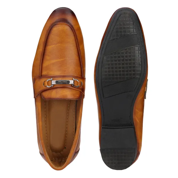 Tan_Brown_Napa_Leather_And_Pu_Slip_On_Slip-On_For_Men