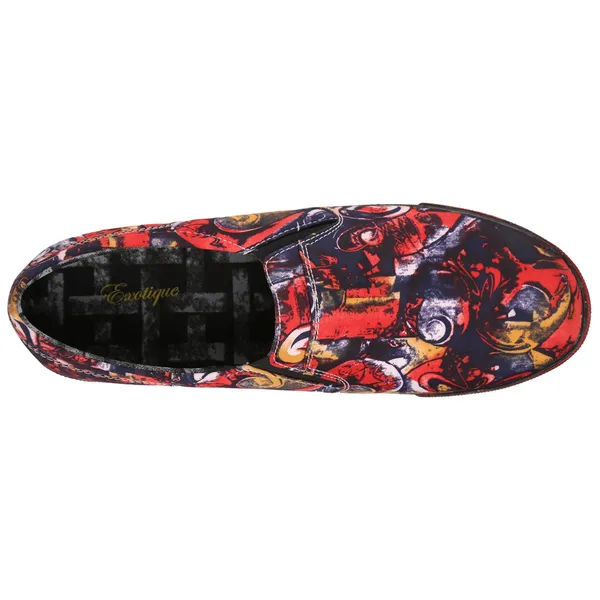 Exotique_Men's_Red_-_Multi_Sneaker-Casual_Shoe_(EX0033RD)