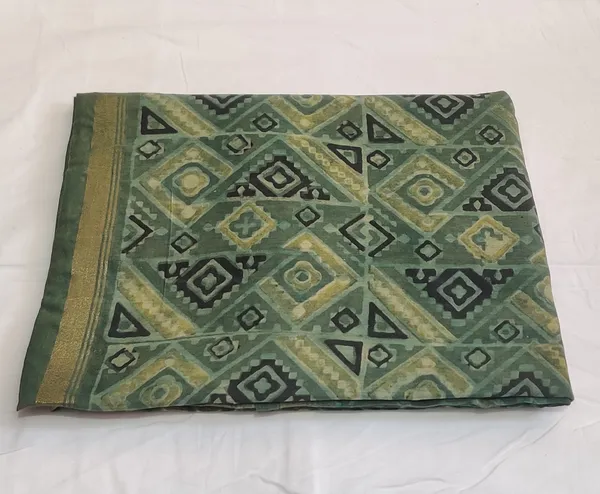 Hand_Printed_GREEN_-_2PC_DABU_AJRAKH_BLOCK_PRINTED_CHANDERI_SILK_SUIT_MATERIAL_SET