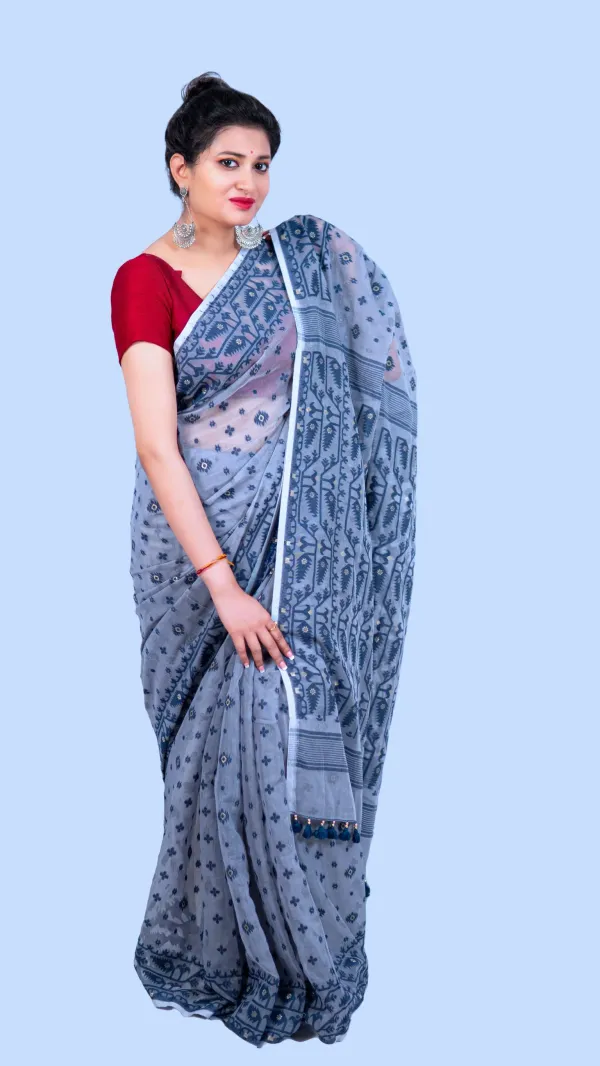 Black_Resham_Cotton_Jamdani_Saree-Kale_Rang_Pe_Tu_Ghumaan_Kar