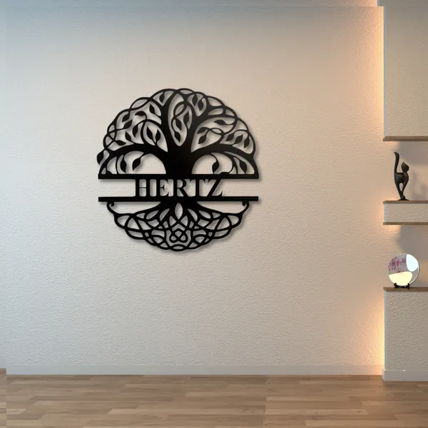 Metal_Wall_Art_for_Home_Decoration__|_Family_Tree_Monogram__|_Black