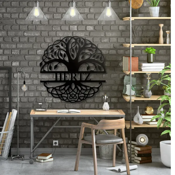 Metal_Wall_Art_for_Home_Decoration__|_Family_Tree_Monogram__|_Black