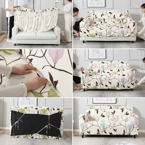 Creame_Floral_Print_Polyester_Elastic_Stretchable_Printed_Sofa_Cover