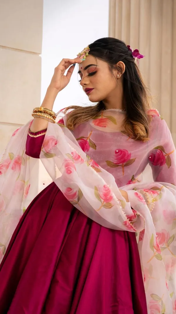 Elegant_Magenta_Purple_Anarkali_Set_with_Organza_Dupatta_-_Festive_Collection_🌸"