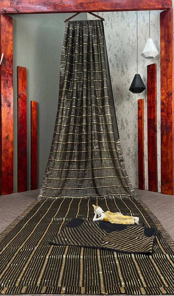 Elegent_Designer_Georgette_Sequence_Work_Saree
