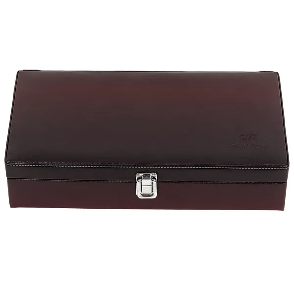 Watch_Box_Organizer_Holder_Jewelry_Accessories_Display_Storage_Case_Watch_Organiser_Collection_Box_12_Slots_In_PU_Leather_For_Men_Women_Maroon_Color