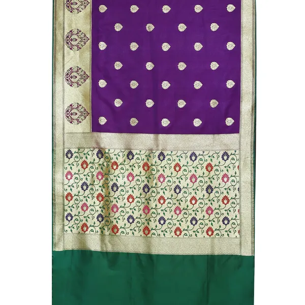 Purple_Satin_Silk_Banarasi_Sarees_For_Women