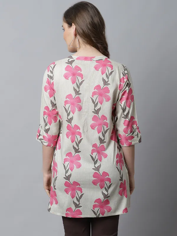 Pink_Viscose_Printed_Short_Kurti