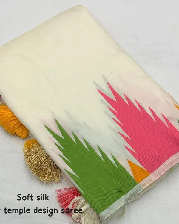 Off_White_Soft_Silk_Saree_With_Blouse_Piece_For_Women