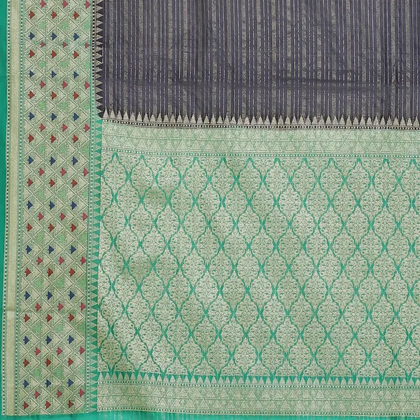 Blue_Organza_Banarasi_Sarees_For_Women