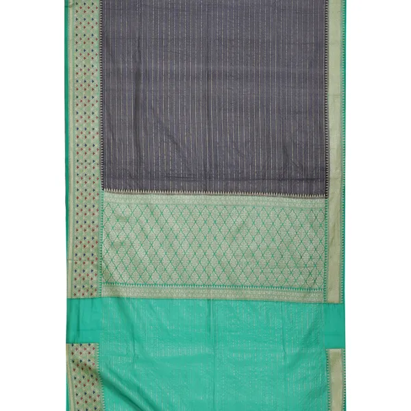 Blue_Organza_Banarasi_Sarees_For_Women