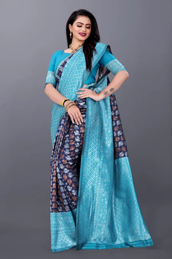 Extraordinary_Silk_Saree_With_Ebullience_Blouse_Piece