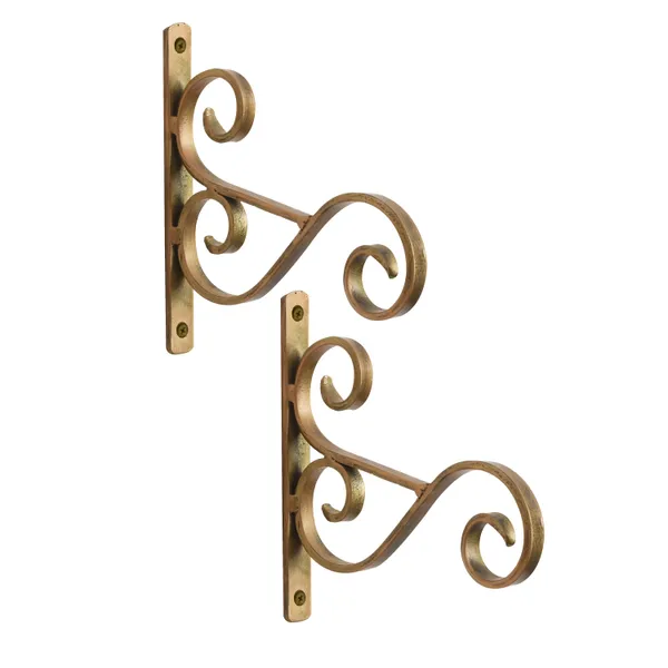 Hand_Forged_Metal_Antique_Golden_Wall_Bracket_For_Hanging_|_Planter_|_Wind_Chime_|_Tea_Light_Holder_|_Indoor_|_Outdoor_|