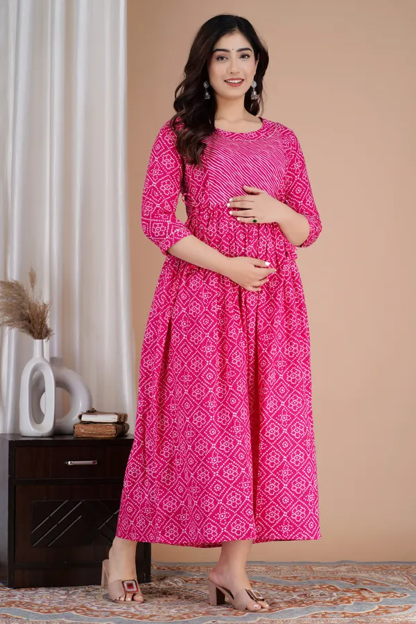 Rani_Maternity_Kurta_|_Pure_Cotton_Rayon_Feeding/Maternity_Kurta_For_Her