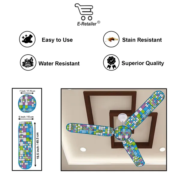 6_Pcs_Of_Cover_Appliances_Cover_Combo_Set_of_(1_Pc._Fridge_Top_Cover_+_2_Pcs._Fridge_Handle_Cover_+_6_Pcs._Fridge_Mat_+_1_Pc._Wall_Hanging_Storage_Organizer)