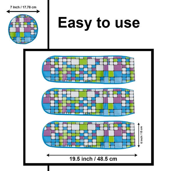 6_Pcs_Of_Cover_Appliances_Cover_Combo_Set_of_(1_Pc._Fridge_Top_Cover_+_2_Pcs._Fridge_Handle_Cover_+_6_Pcs._Fridge_Mat_+_1_Pc._Wall_Hanging_Storage_Organizer)