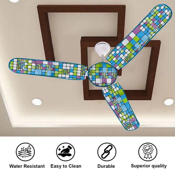 6_Pcs_Of_Cover_Appliances_Cover_Combo_Set_of_(1_Pc._Fridge_Top_Cover_+_2_Pcs._Fridge_Handle_Cover_+_6_Pcs._Fridge_Mat_+_1_Pc._Wall_Hanging_Storage_Organizer)