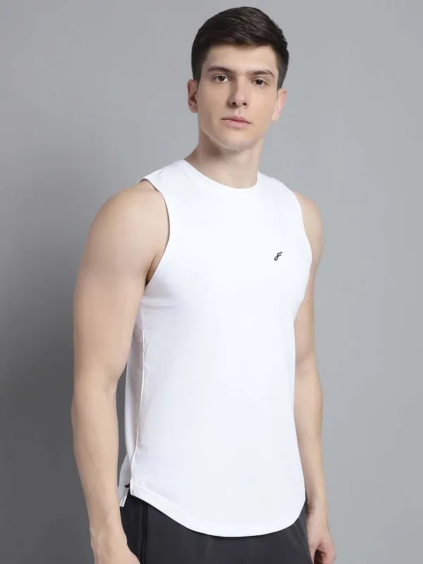 White_Cotton_Round_Neck_Gym_Vest_For_Men