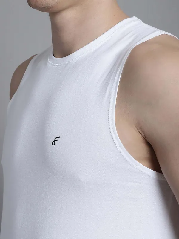 White_Cotton_Round_Neck_Gym_Vest_For_Men