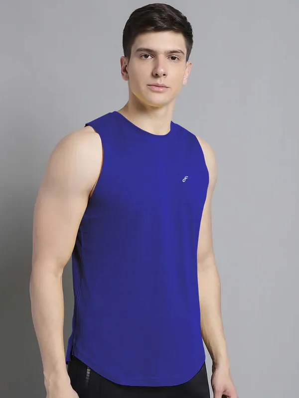 Blue_Cotton_Round_Neck_Gym_Vest_For_Men