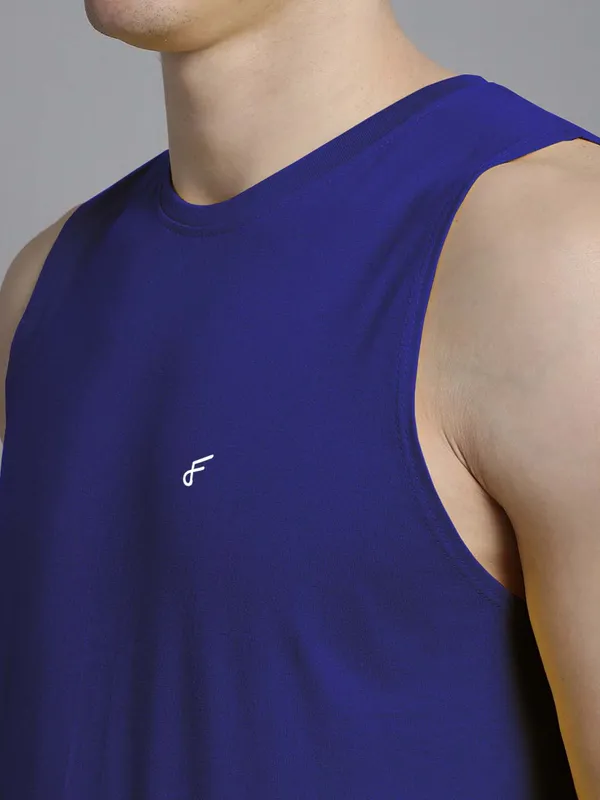 Blue_Cotton_Round_Neck_Gym_Vest_For_Men