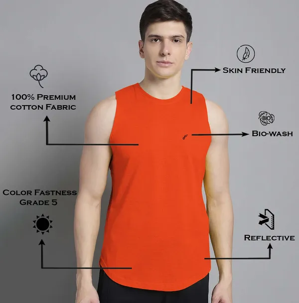 Orange_Cotton_Round_Neck_Gym_Vest_For_Men