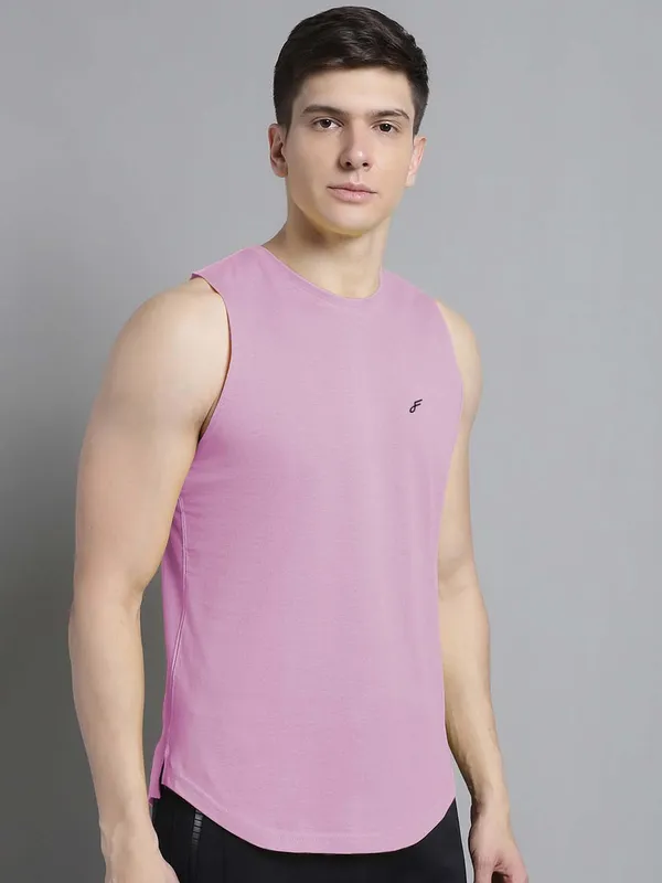 Purple_Cotton_Round_Neck_Gym_Vest_For_Men