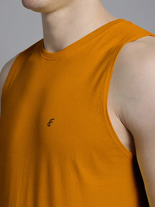 Mustard_Cotton_Round_Neck_Gym_Vest_For_Men