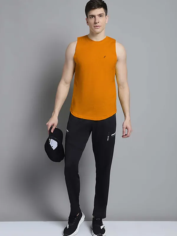 Mustard_Cotton_Round_Neck_Gym_Vest_For_Men