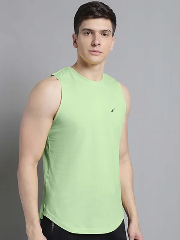 Sea_Green_Cotton_Round_Neck_Gym_Vest_For_Men