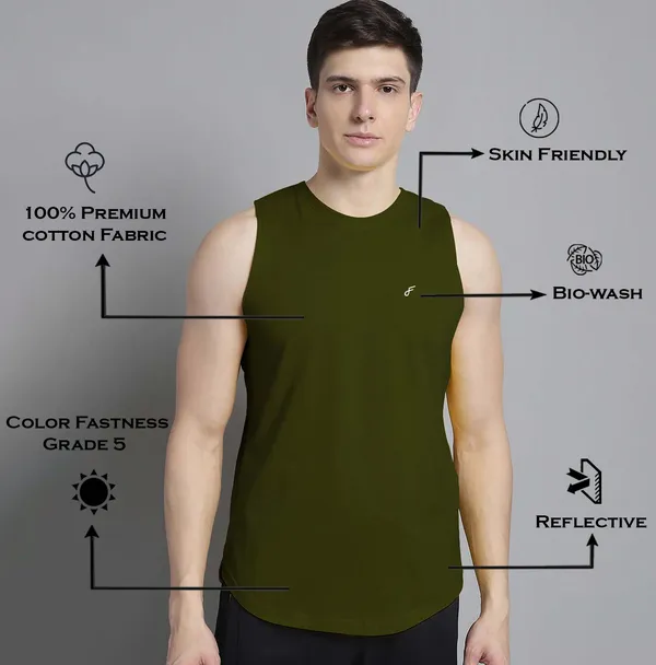 Olive_Green_Cotton_Round_Neck_Gym_Vest_For_Men