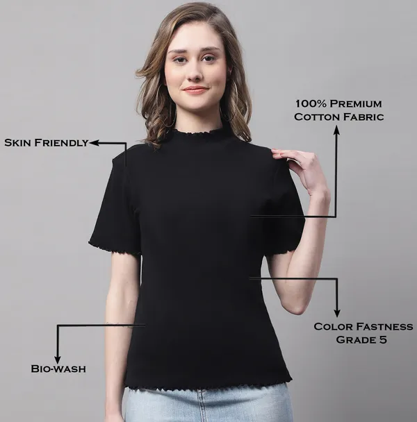 Black_Cotton_Rib_Turtle_Neck_Regular_Top_For_Women
