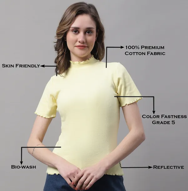 Yellow_Cotton_Rib_Turtle_Neck_Regular_Top_For_Women