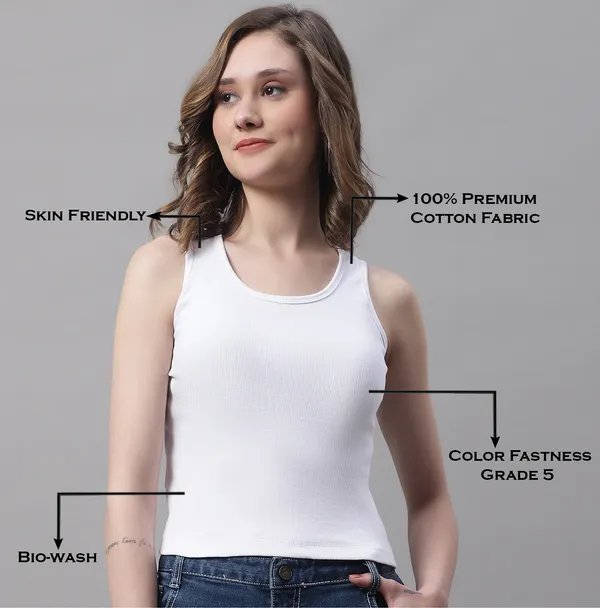 White_Cotton_Rib_Round_Neck_Crop_Top_For_Women