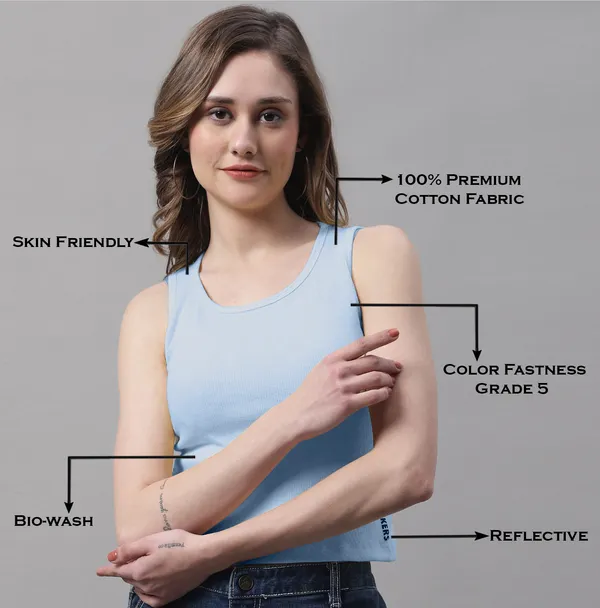Turquoise_Cotton_Rib_Round_Neck_Crop_Top_For_Women