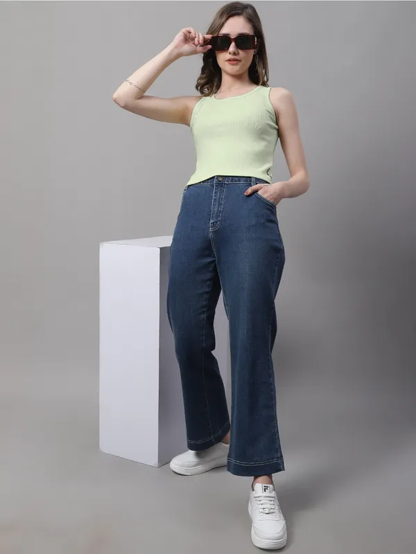 Pista_Cotton_Rib_Round_Neck_Crop_Top_For_Women