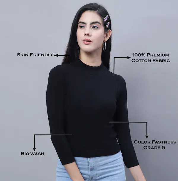 Black_Cotton_Rib_Turtle_Neck_Long_Sleeve_Crop_Top_For_Women