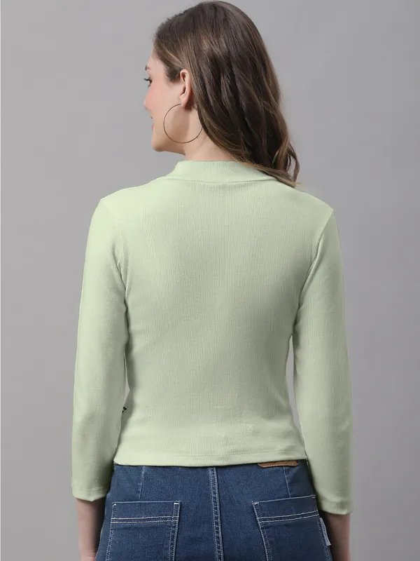 Pista_Cotton_Rib_Turtle_Neck_Long_Sleeve_Crop_Top_For_Women