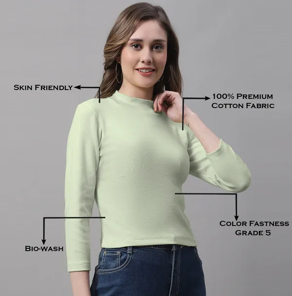 Pista_Cotton_Rib_Turtle_Neck_Long_Sleeve_Crop_Top_For_Women