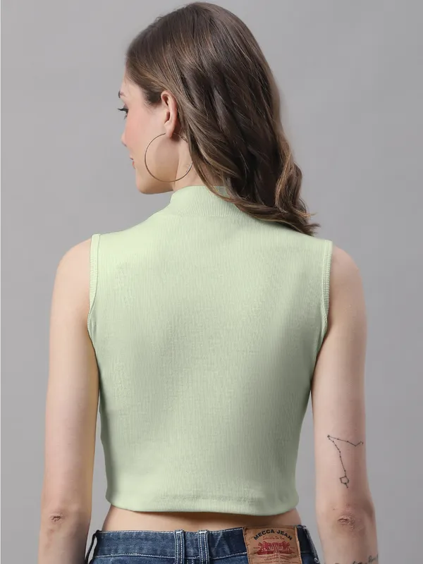 Pista_Cotton_Rib_Turtle_Neck_Crop_Top_For_Women