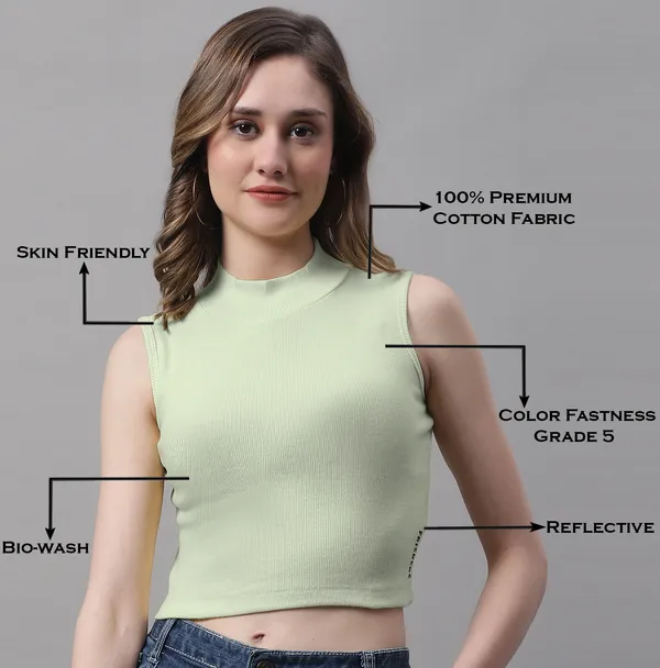 Pista_Cotton_Rib_Turtle_Neck_Crop_Top_For_Women