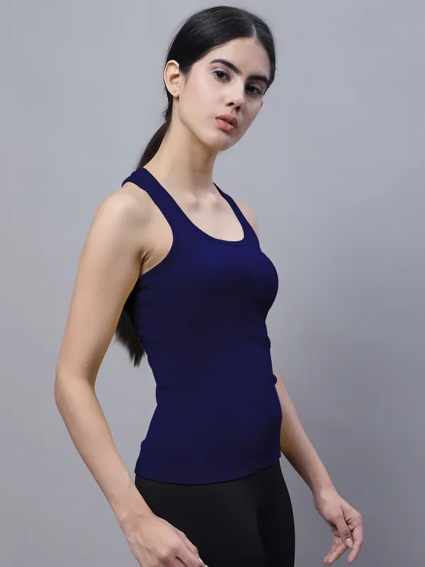 Blue_Cotton_Rib_Racerback_Tank_Top_For_Women