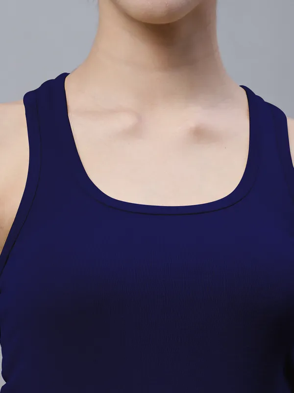 Blue_Cotton_Rib_Racerback_Tank_Top_For_Women