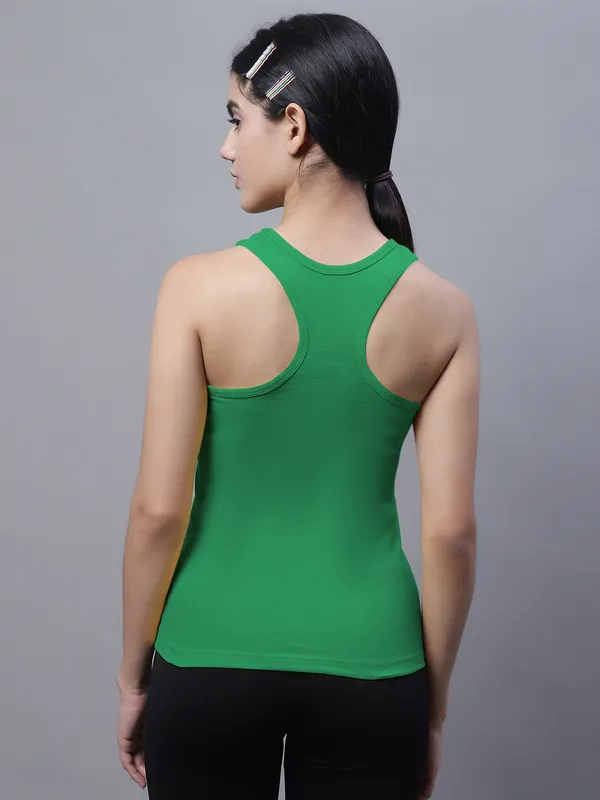 Green_Cotton_Rib_Racerback_Tank_Top_For_Women