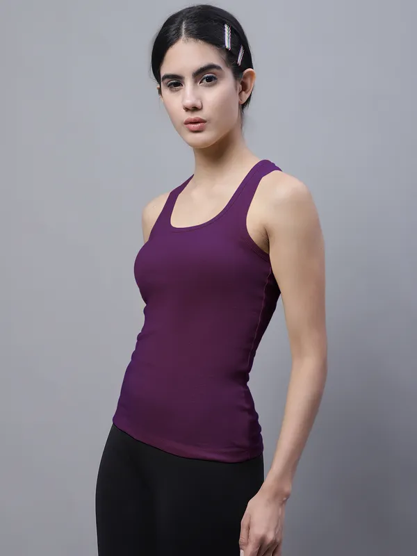Purple_Cotton_Rib_Racerback_Tank_Top_For_Women